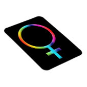 レインボービーナスシンボル星占い〔占星術の〕十二宮図プラネットサイン マグネット (右側)