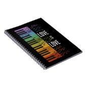 レインボーピアノ ノートブック (右側)