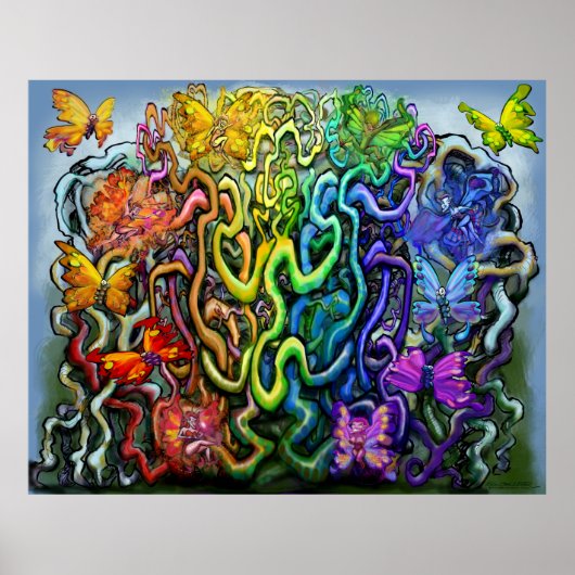 レインボーピクシー魔法ポスター ポスター (正面)