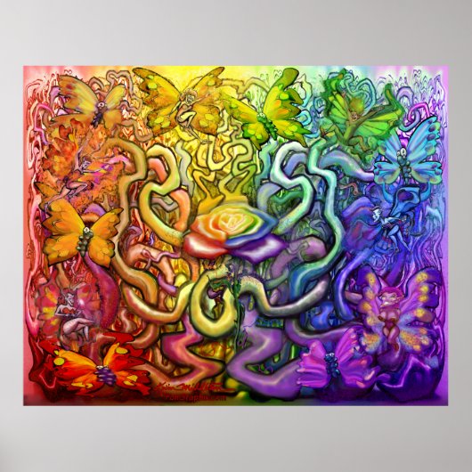 レインボーピクシー魔法ポスター ポスター (正面)