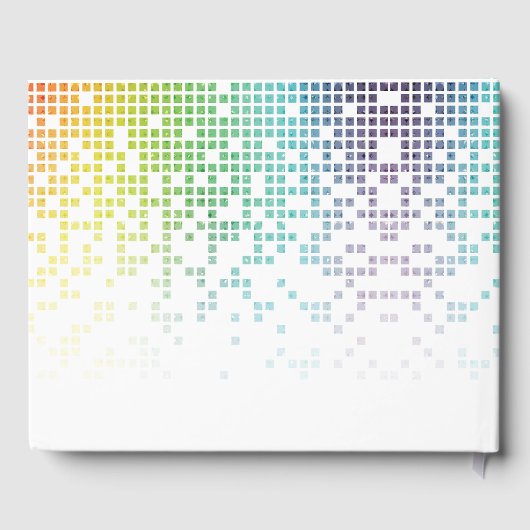 レインボーピクセルビデオゲームゲーマーバー(ユダヤ教の)バル・ミツバー ゲストブック (裏面)