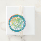 レインボーピクセルビデオゲームゲーマーバー(ユダヤ教の)バル・ミツバー フェイバータグ (インサイチュ)