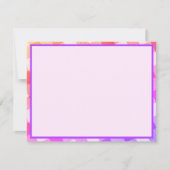 レインボーピクニック対角サンキューカード サンキューカード (正面)