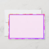 レインボーピクニック対角小サンキューカード サンキューカード (正面)