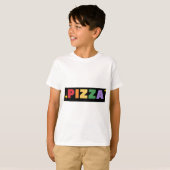 レインボーピザ Tシャツ (正面フル)