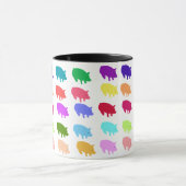 レインボーピッグ マグカップ (中央)
