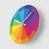 レインボーピュア ラウンド壁時計 (傾斜)