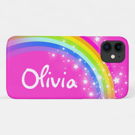 レインボーピンクの空 Case-Mate iPhoneケース (裏面(横))