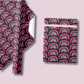 レインボーピンクの黒人女性の誕生日 ラッピングペーパー