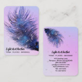 *~*レインボーピンクスカイスターズコズミックフェザーボーホ 名刺 (正面/裏面)