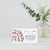 レインボーピンク本ベビー挿入カード エンクロージャーカード (スタンド正面)