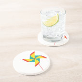 レインボーピンホイール コースター (側面)