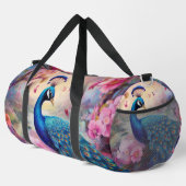 レインボーピーコックラージダッフェルバッグ ダッフルバッグ (右コーナー)