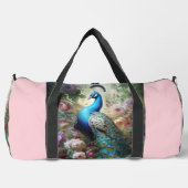 レインボーピーコックラージダッフェルバッグ ダッフルバッグ (正面)