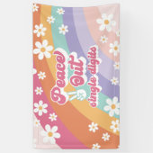 レインボーピースオ独身のウアウト10誕生日 横断幕 (縦)