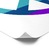 レインボーピースサイン ポスター (角)