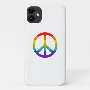 レインボーピースサイン iPhone 11 ケース