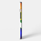 レインボーピースサイン iPhoneケース (左側面)