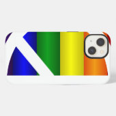 レインボーピースサイン iPhoneケース (裏面横)