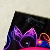 レインボーピースシンボルアート ビーチタオル (インサイチュ)