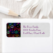 レインボーピースハート ラベル (インサイチュ)