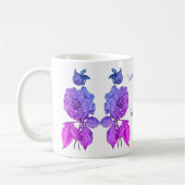 レインボーピーパーソナライズされたニー コーヒーマグカップ (左)