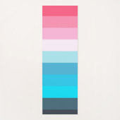 レインボーファッション ヨガマット (正面)