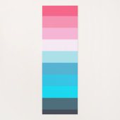 レインボーファッション ヨガマット (裏面)