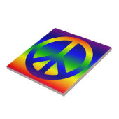 レインボーファンキーピースシンボル タイル (側面)