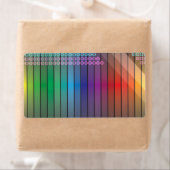 レインボーファンキー抽象芸術 ラベル (インサイチュ)