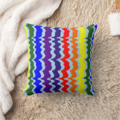 レインボーファンキー装飾用クッション クッション (ブランケット)