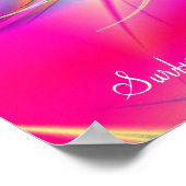 レインボーファンタジーサンプリント ポスター (角)