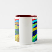 レインボーファンタジーヒルズランドスケープ ツートーンマグカップ (中央)