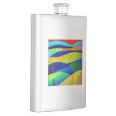 レインボーファンタジーヒルズランドスケープ フラスク (右)