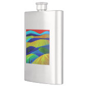 レインボーファンタジーヒルズランドスケープ フラスク (左)