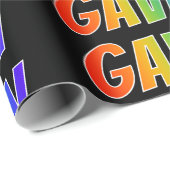 レインボーファーストネーム "GAVIN" ；楽しくてカラフル ラッピングペーパー (ロールコーナー)