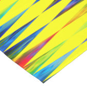 [レインボーフィエスタ]ハーレクインジオメトリックブライトイエロー ショートテーブルランナー (コーナー)