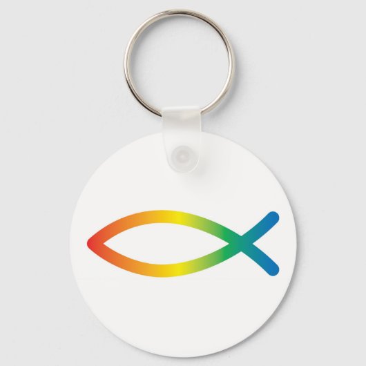 レインボーフィッシュキーチェーン キーホルダー (正面)