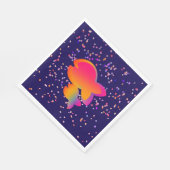 レインボーフィッシュ子供の誕生日 スタンダードランチョンナプキン (角)