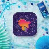 レインボーフィッシュ子供の誕生日 ペーパープレート (パーティー)