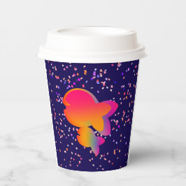 レインボーフィッシュ子供の誕生日 紙コップ