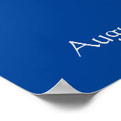 レインボーフィッシュ海かわいい歓迎 ポスター (角)