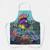 レインボーフィッシュ エプロン (正面)