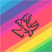 レインボーフィッシュ シール (正面)