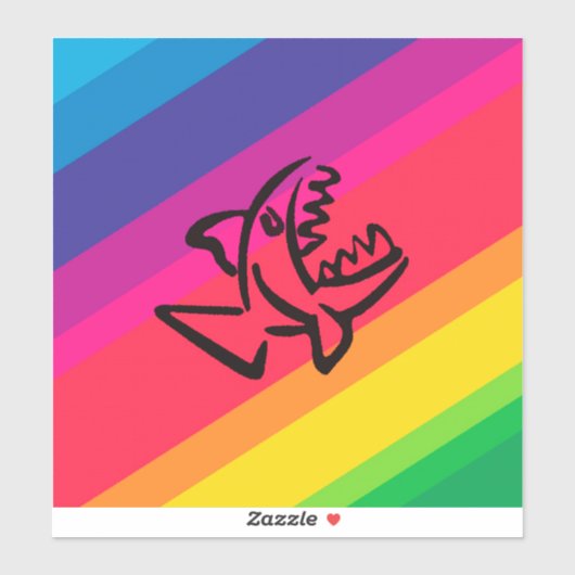 レインボーフィッシュ シール (シート)