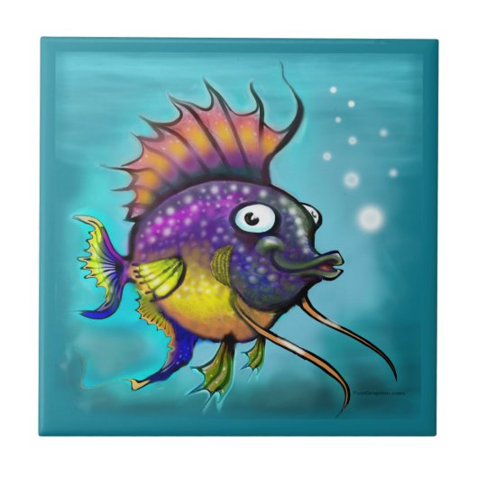 レインボーフィッシュ タイル (正面)