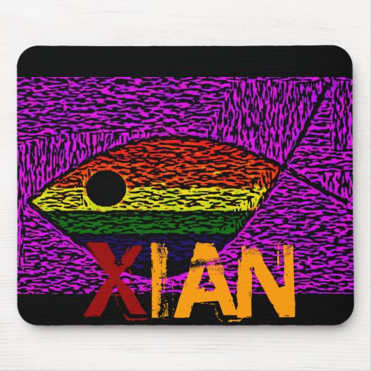 レインボーフィッシュ マウスパッド (正面)