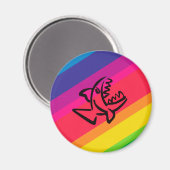 レインボーフィッシュ マグネット (正面/裏面)