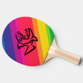 レインボーフィッシュ 卓球ラケット (横)