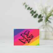 レインボーフィッシュ 名刺 (スタンド正面)